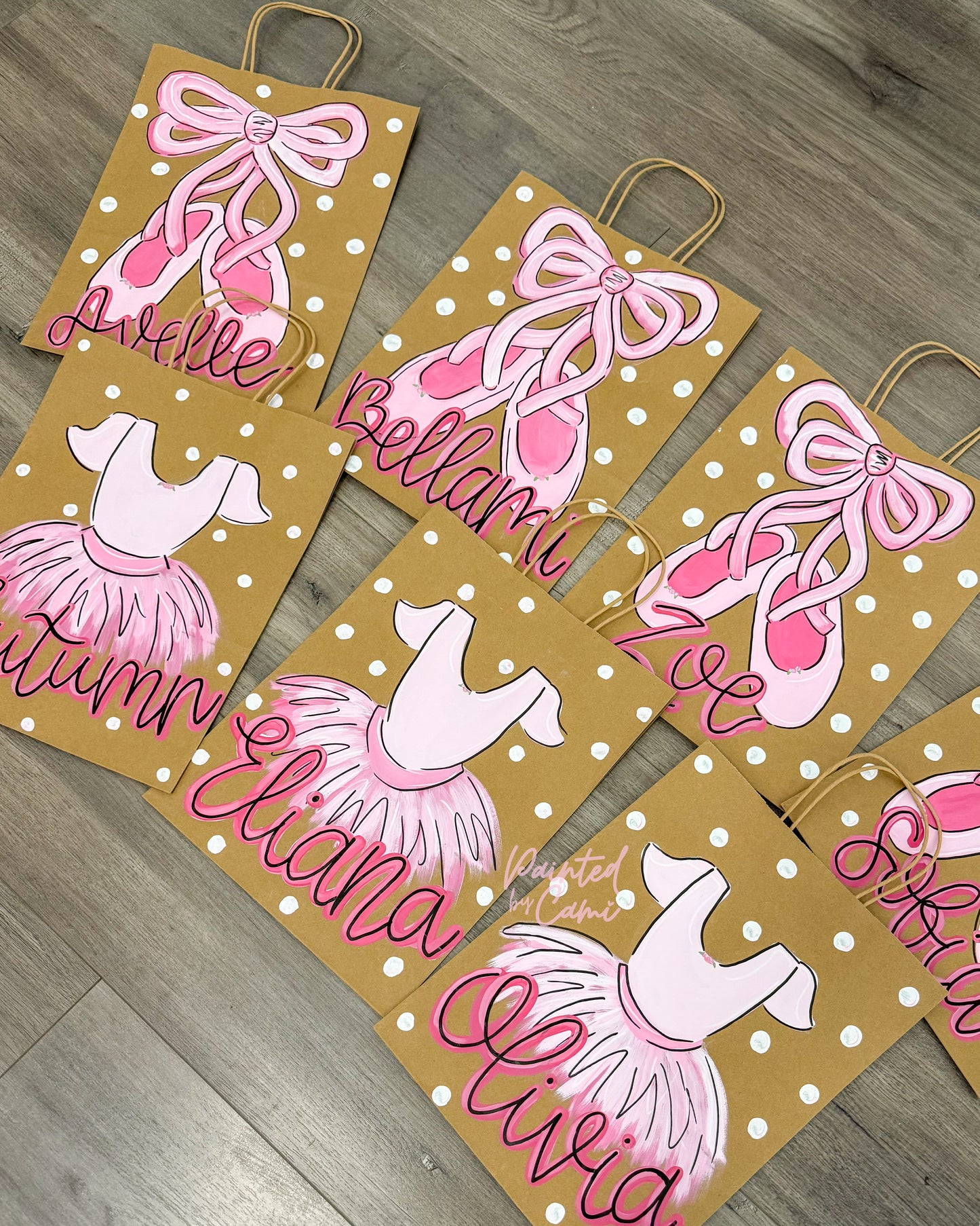Custom Hand-Painted Gift Bags