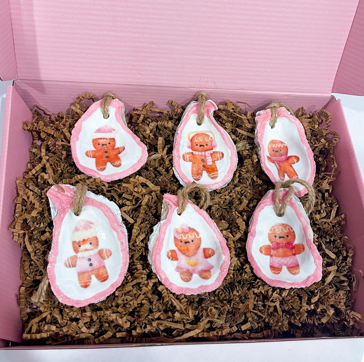 Gingerbread Men Ornament Set