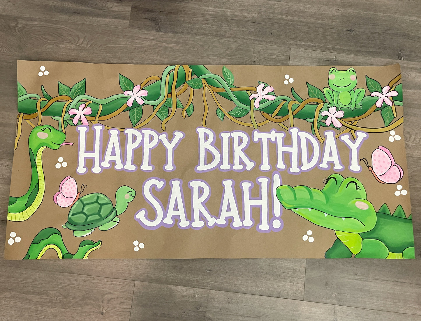 Custom Hand Painted Banner