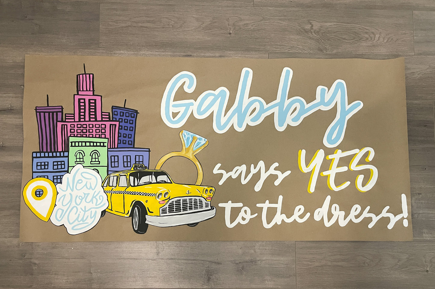 Custom Hand Painted Banner