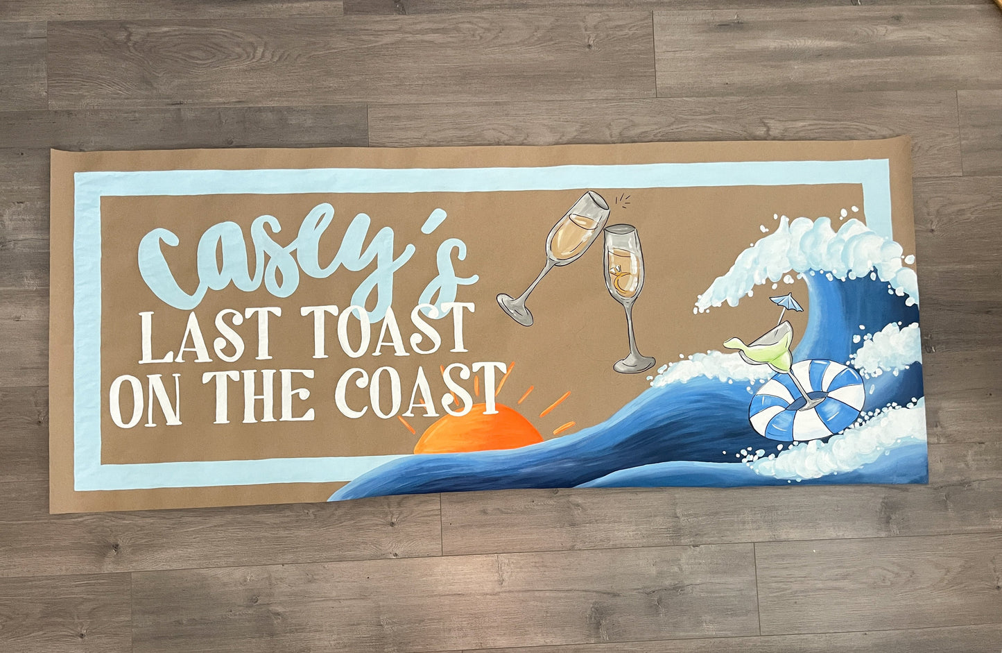 Custom Hand Painted Banner