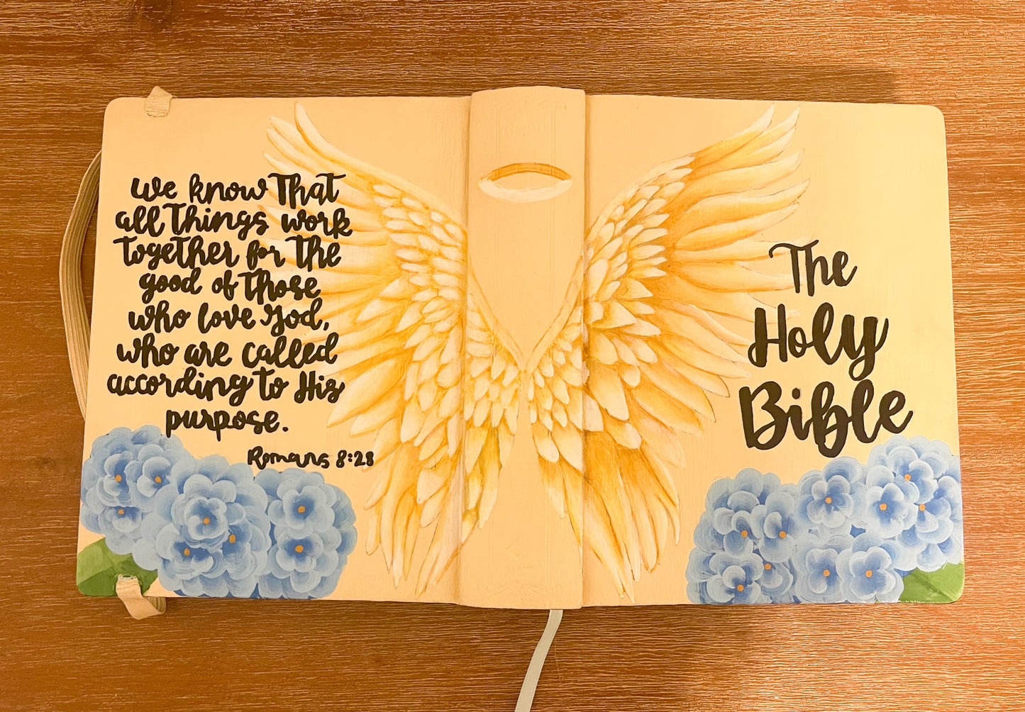 Hand-painted Bible