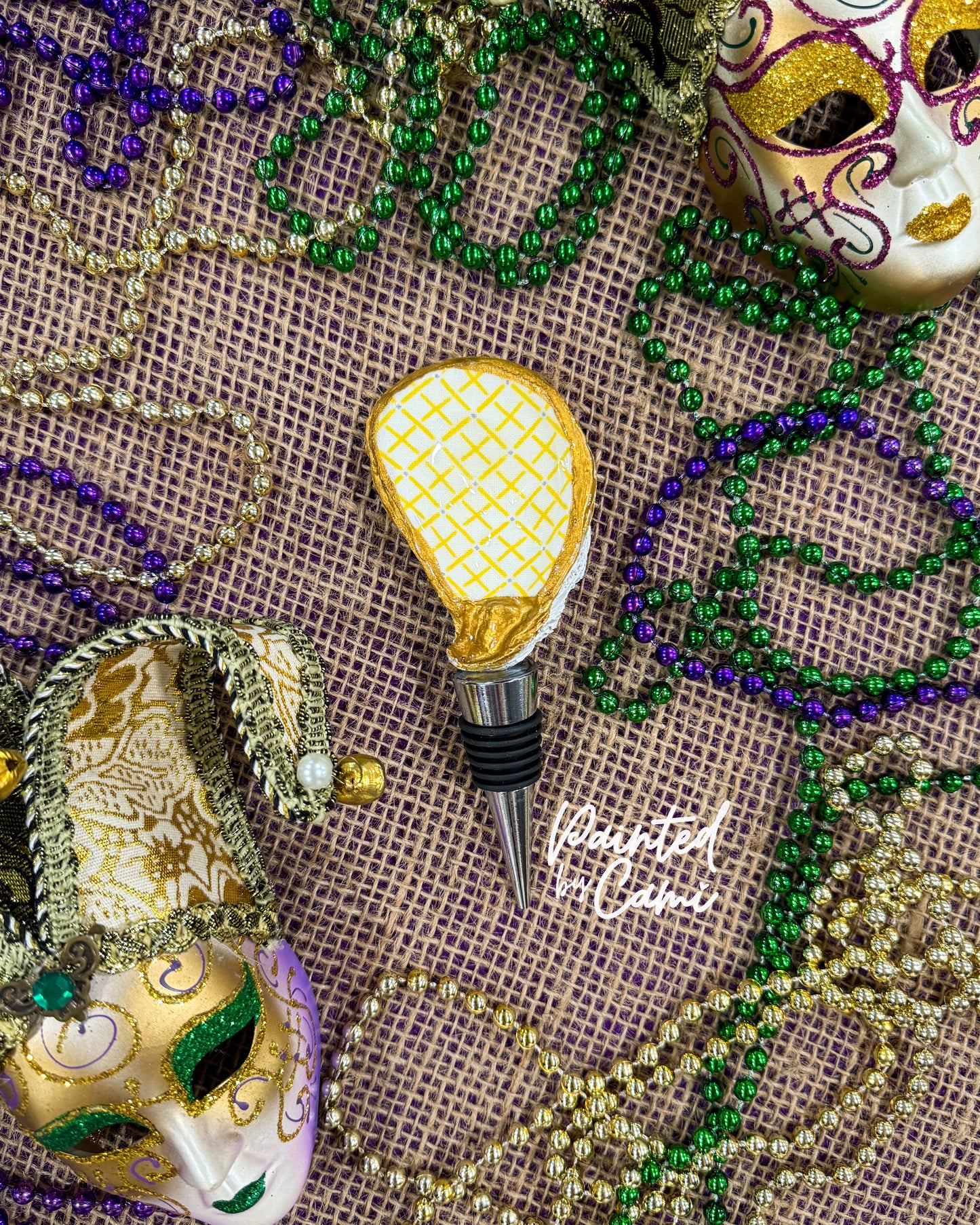 Let the Good Times Pour! Decoupaged Oyster Shell Wine Stoppers