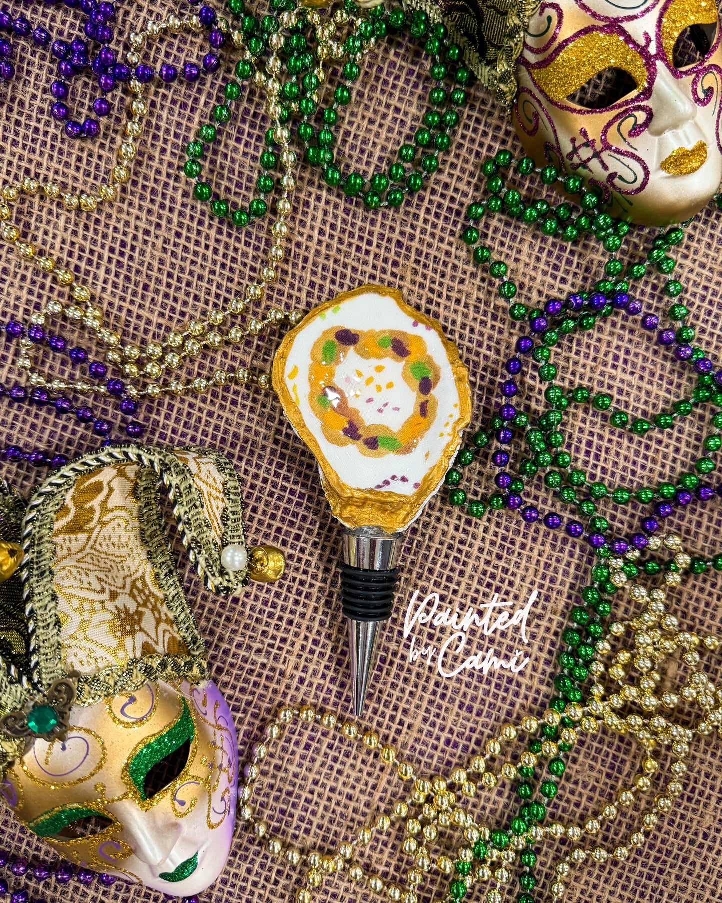 Let the Good Times Pour! Decoupaged Oyster Shell Wine Stoppers